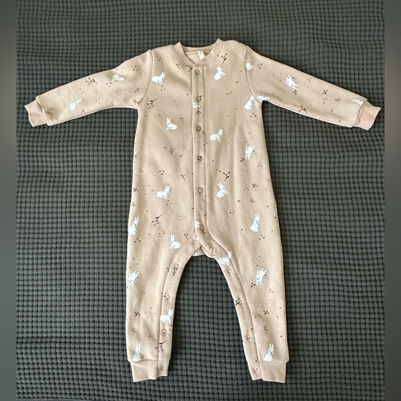 Rylee + Cru 🐇 Snow bunny fleece jumpsuit NWOT - Picture 2 of 4